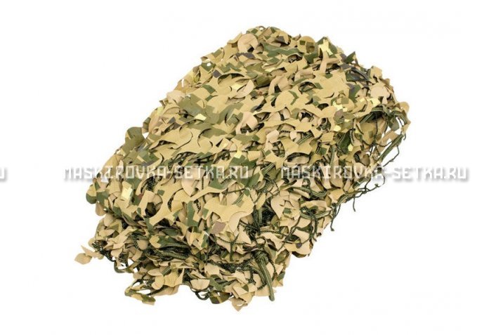 Массеть Camosystems Пейзаж-Профи Милитари 3D 1,8х6 м  – купить по цене 7700 руб. в интернет-магазине в городе Чебоксары картинка 1