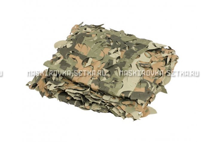 Сетка Camosystems Пейзаж Полынь 3D 2,4х3 м  – купить по цене 3100 руб. в интернет-магазине в городе Чебоксары картинка 1