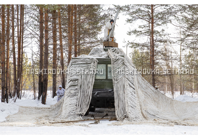 Маскировочный комплект МКТ-2С Снег 12х18 м без АП – купить по цене 58200 руб. в интернет-магазине в городе Чебоксары картинка 1