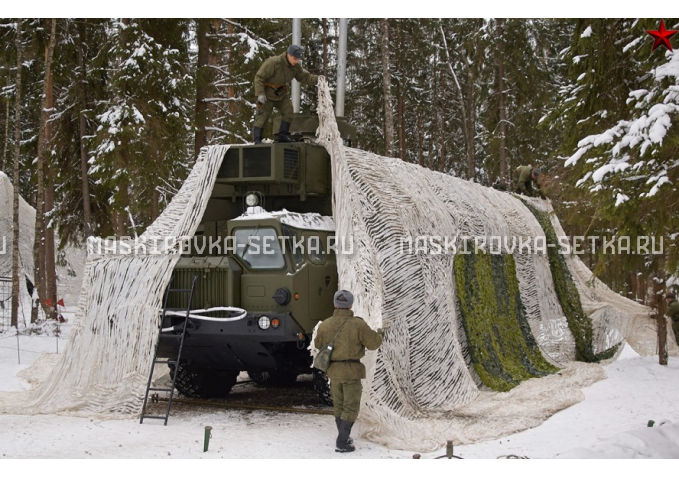 Маскировочный комплект МКТ-2С Снег 12х18 м без АП – купить по цене 58200 руб. в интернет-магазине в городе Чебоксары картинка 8